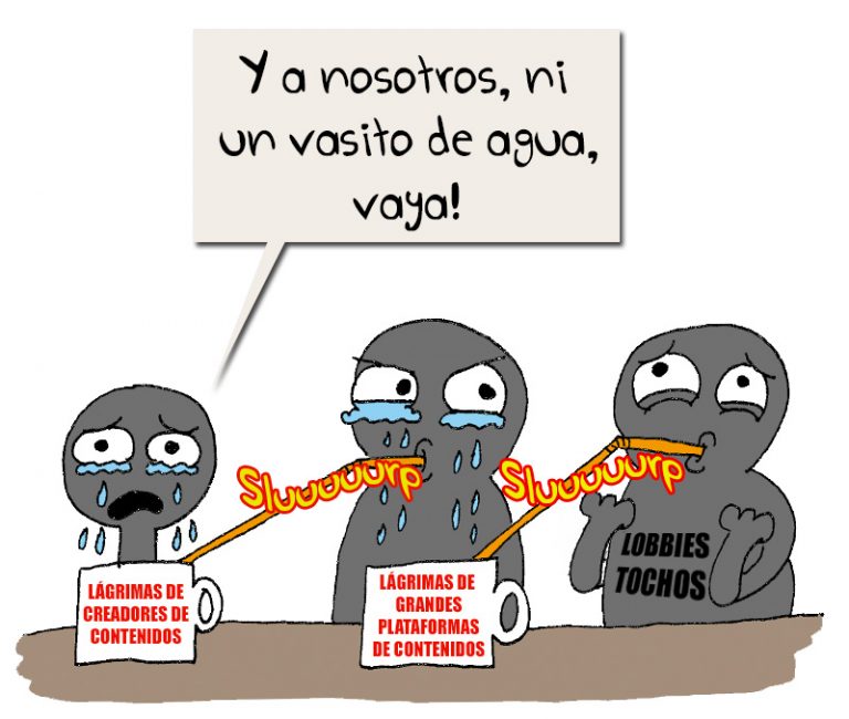 creadores de contenidos vs lobbies