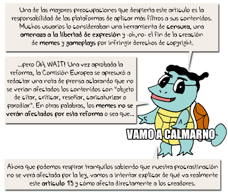 articulo 13 internet