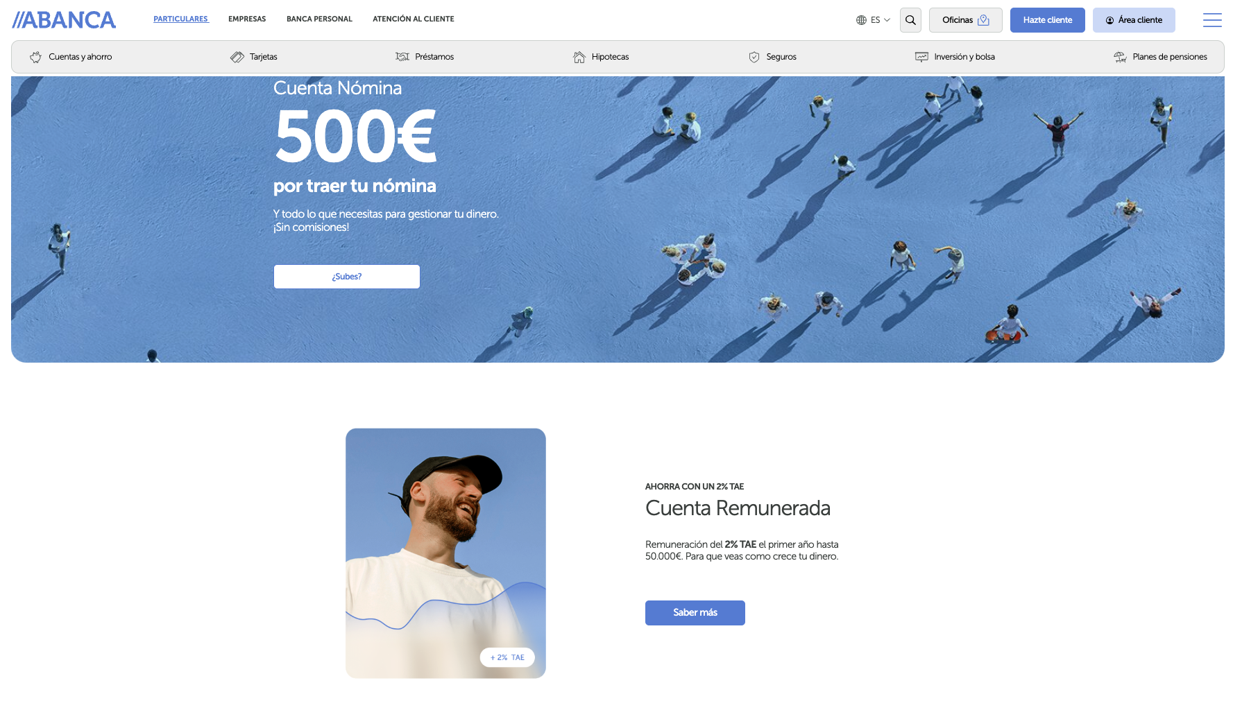 imagen web abanca
