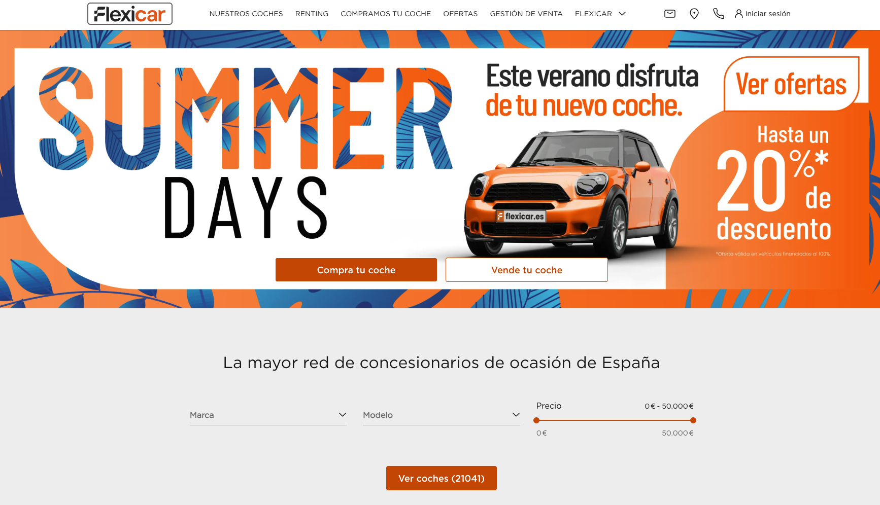 nueva web flexicar